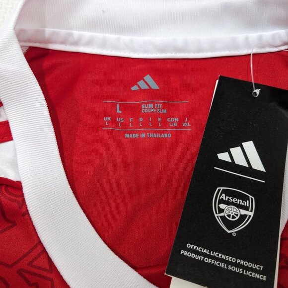 Gyokeres #14 Arsenal 26/26 Home Red Adidas Jersey - Picture 3 of 11